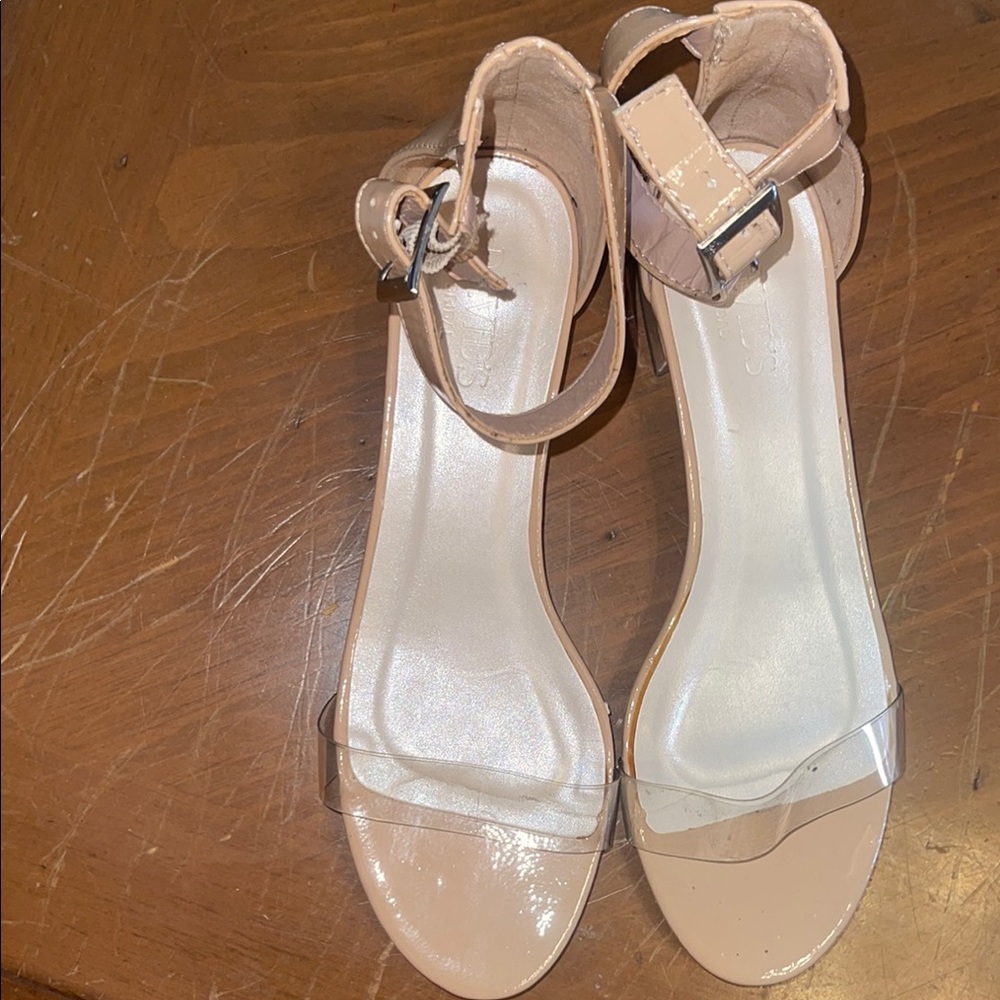 Elegant Nude Strap Sandals